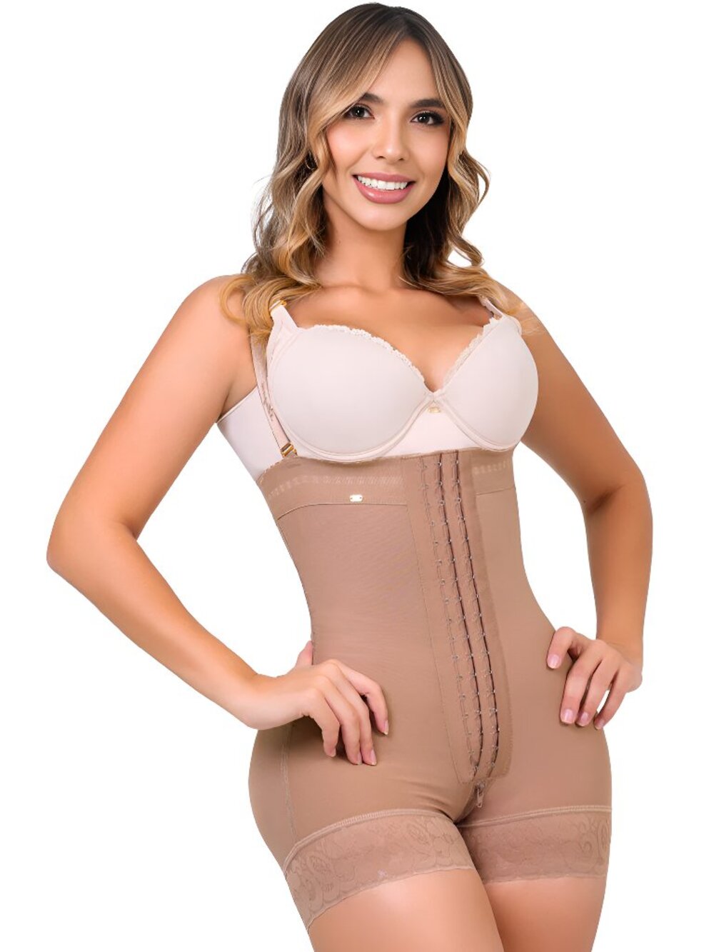 Faja Strapless Supercorta con 3 Niveles de Talla Stagmi SMI7137 La Bella NEW!